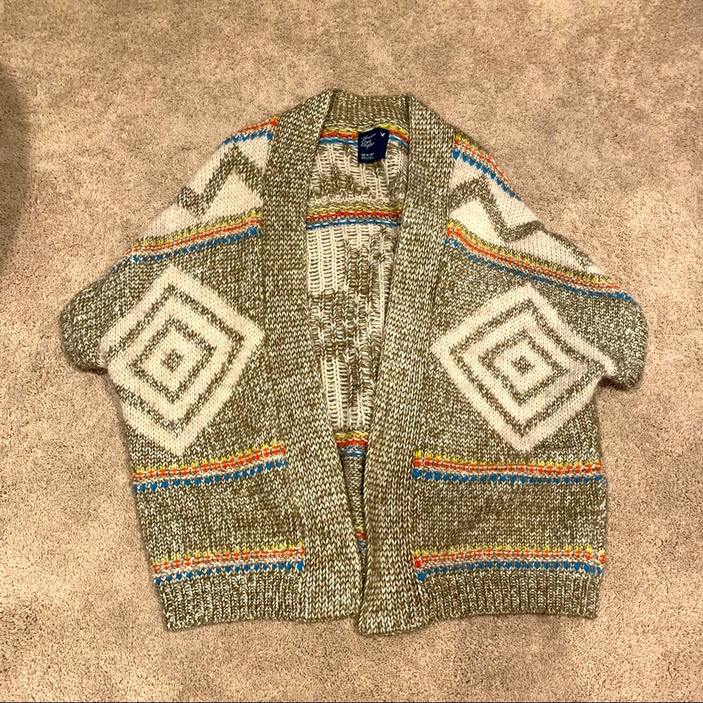 American Eagle open-front sweater